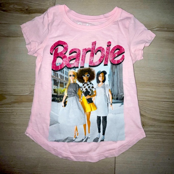 Barbie Other - Barbie Screen Print with Glitter Detail T-Shirt